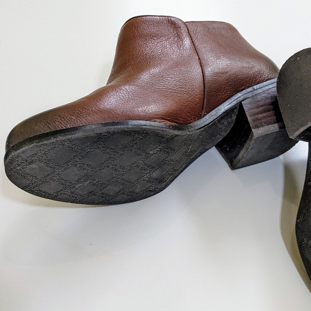 Vionic Jolene Ankle Boot Mocha Brown Leather. Size 5 - Picture 5 of 16